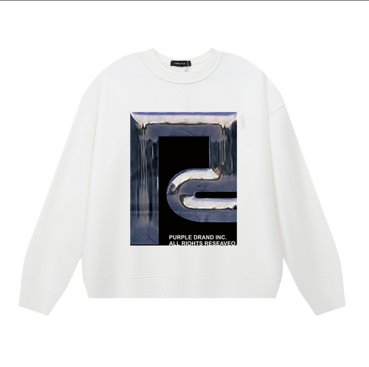 パープル メンズ 長袖 Tシャツ スウェットシャツ 1146 