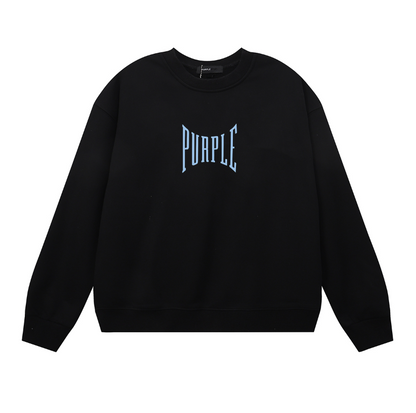 パープル メンズ 長袖 Tシャツ スウェットシャツ 1156 