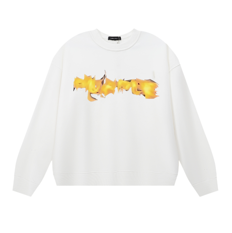 パープル メンズ 長袖 Tシャツ スウェットシャツ 1135 