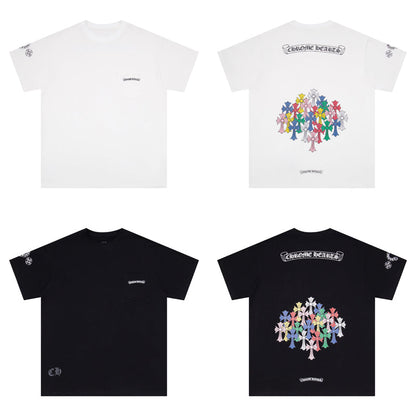 Chrome Hearts マルチカラークロス Tシャツ K6052 