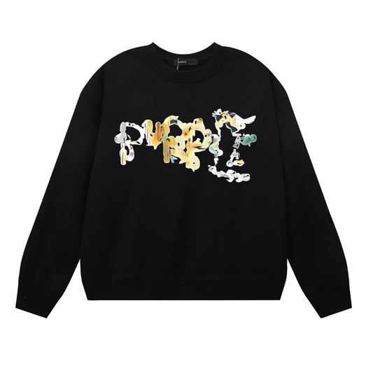 パープル メンズ 長袖 Tシャツ スウェットシャツ 1136 