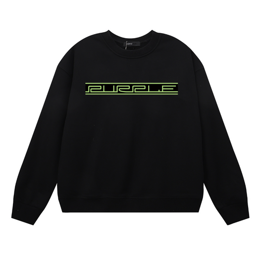 パープル メンズ 長袖 Tシャツ スウェットシャツ 1131 