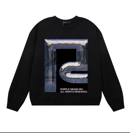 パープル メンズ 長袖 Tシャツ スウェットシャツ 1146 