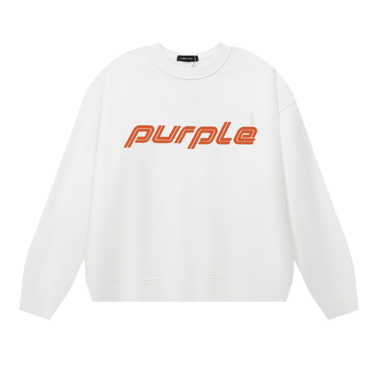 パープル メンズ 長袖 Tシャツ スウェットシャツ 1133 