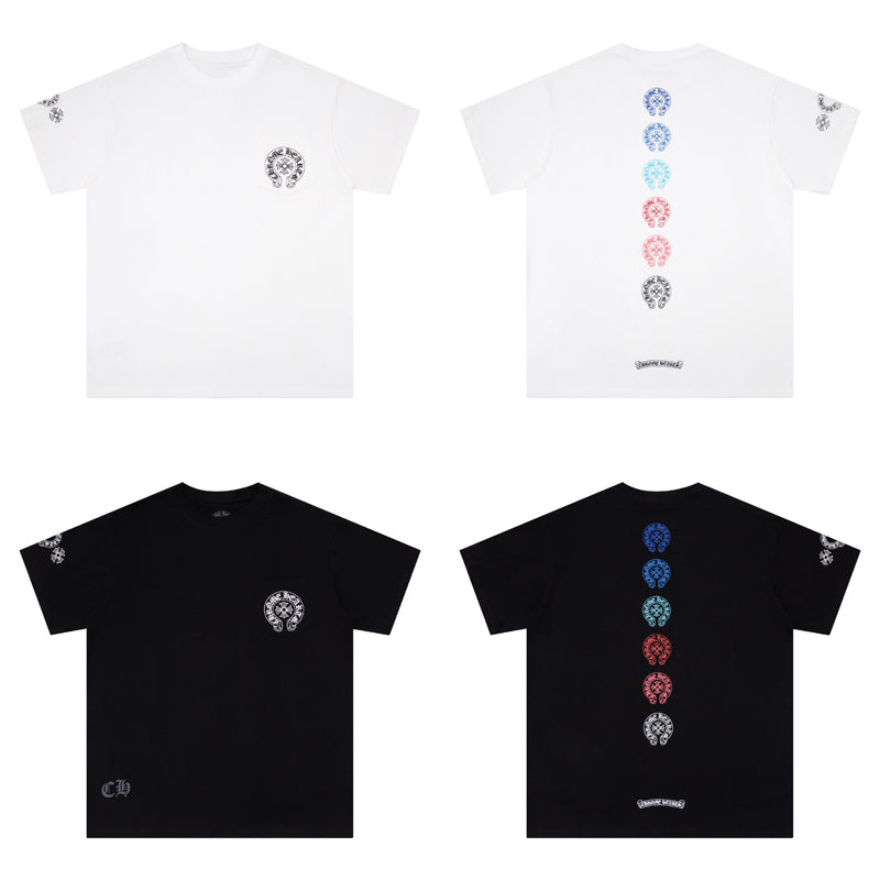 Chrome Hearts マルチカラー ホースシュー Tシャツ K6048 