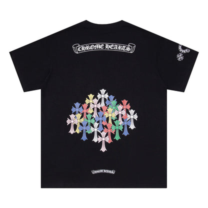 Chrome Hearts マルチカラークロス Tシャツ K6052 