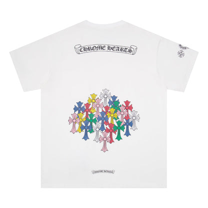 Chrome Hearts マルチカラークロス Tシャツ K6052 