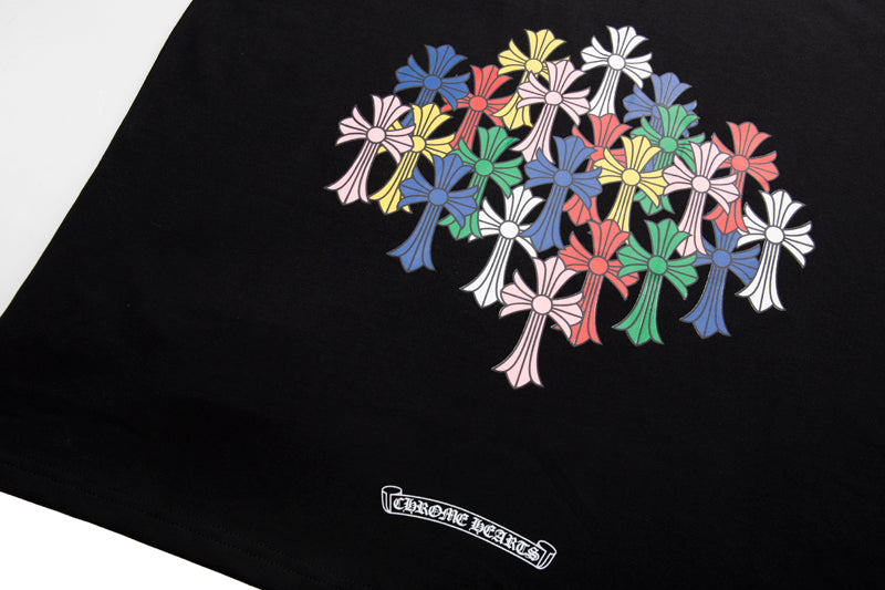 Chrome Hearts マルチカラークロス Tシャツ K6052 