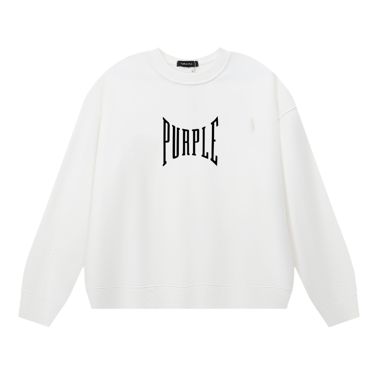 パープル メンズ 長袖 Tシャツ スウェットシャツ 1156 