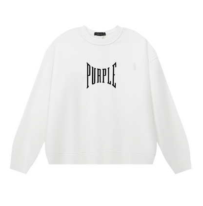パープル メンズ 長袖 Tシャツ スウェットシャツ 1156 