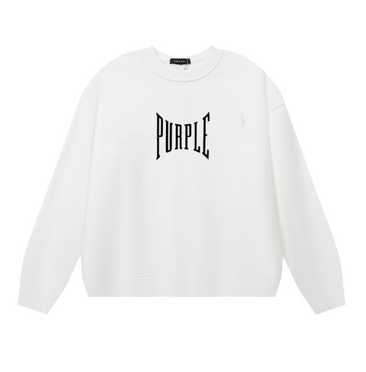 パープル メンズ 長袖 Tシャツ スウェットシャツ 1156 