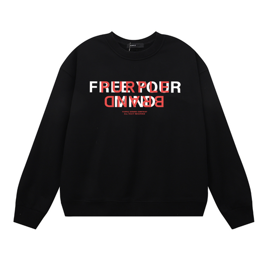 パープル メンズ 長袖 Tシャツ スウェットシャツ 1132 