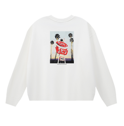 パープル メンズ 長袖 Tシャツ スウェットシャツ 1150 
