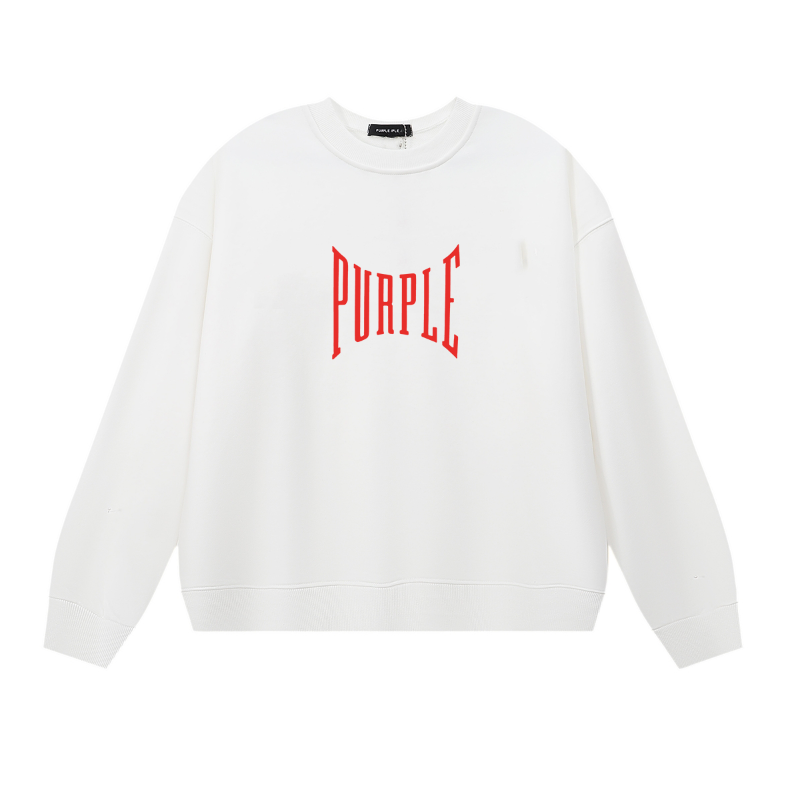 パープル メンズ 長袖 Tシャツ スウェットシャツ 1156 