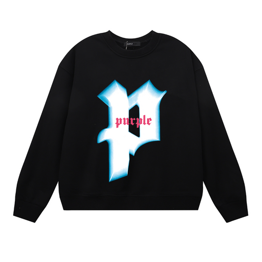パープル メンズ 長袖 Tシャツ スウェットシャツ 1151 
