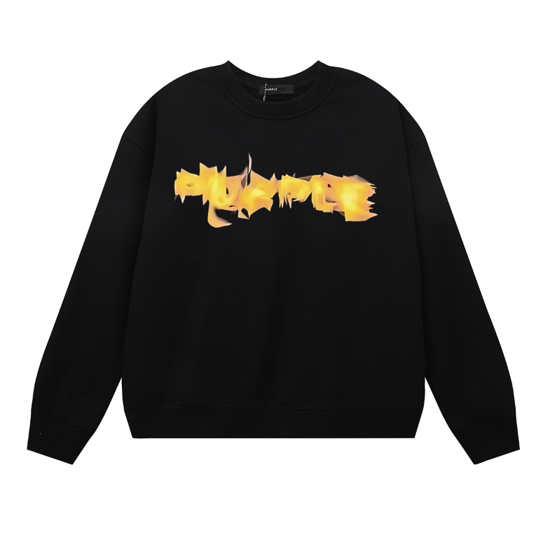 パープル メンズ 長袖 Tシャツ スウェットシャツ 1135 