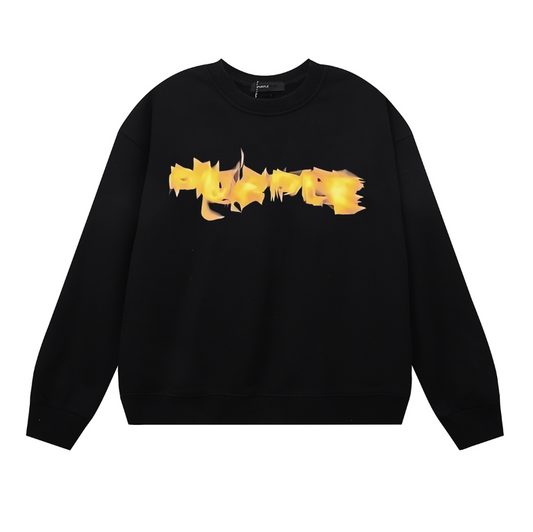 パープル メンズ 長袖 Tシャツ スウェットシャツ 1135 