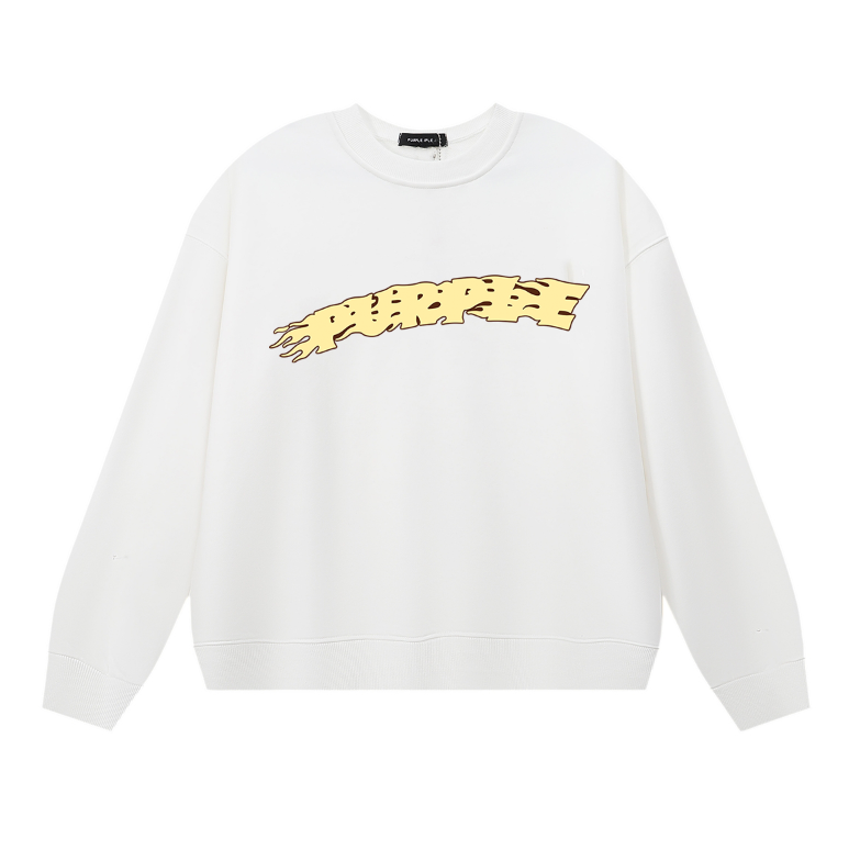 パープル メンズ 長袖 Tシャツ スウェットシャツ 1130 